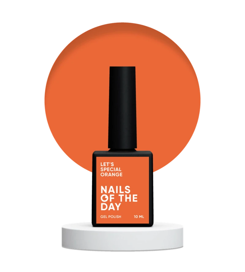 NAILSOFTHEDAY Esmalte Semipermanente Let&#039;s special Orange, 10ml — Photo 2