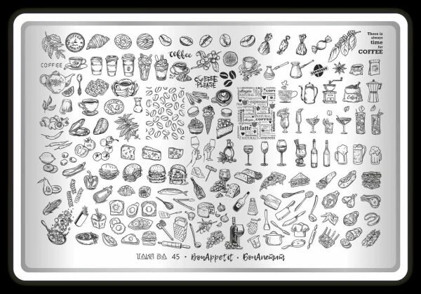 Placa para Estampar TakiDa con Demo hoja, 45 — Photo 2