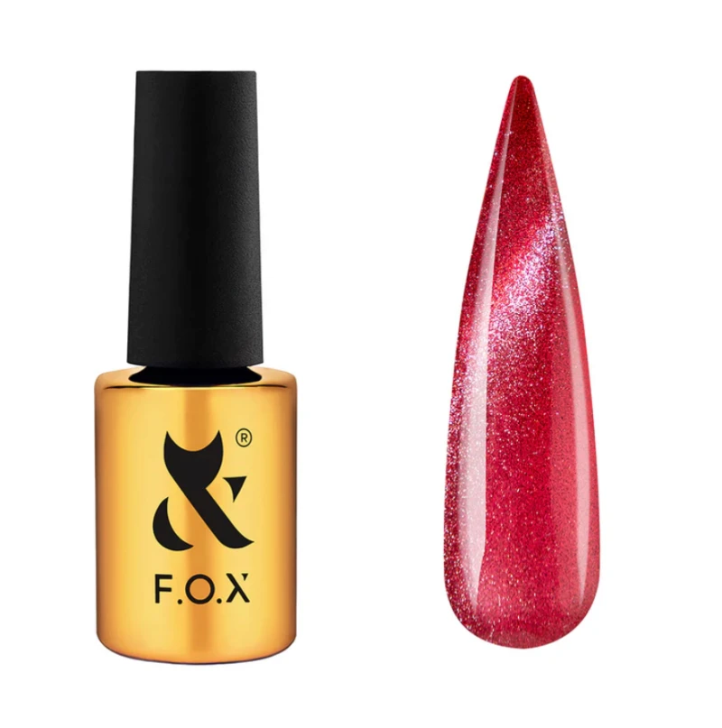 F.O.X Esmalte Semipermanente Cat Eye Red, 7 ml — Photo 2