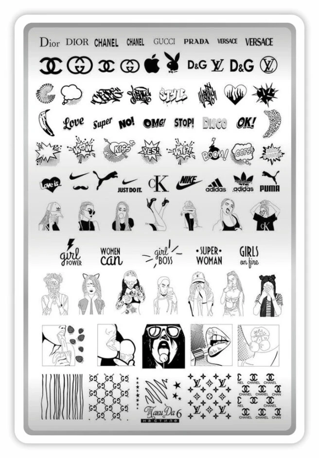 Placa para Estampar TakiDa con Demo hoja, 06 — Photo 2