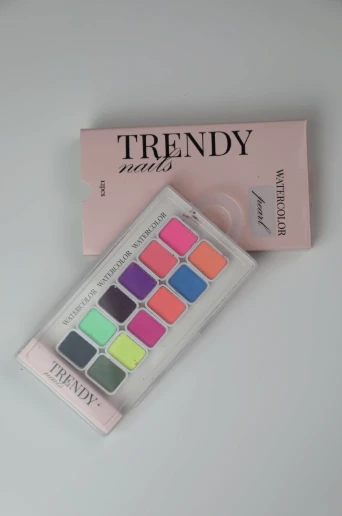 Trendy Nails Pinturas de Acuarela Neon — Photo 2