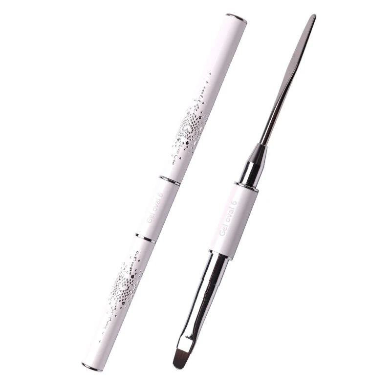 Komilfo Double Metall Spatula/Gel Oval 6(Nylon) — Photo 2