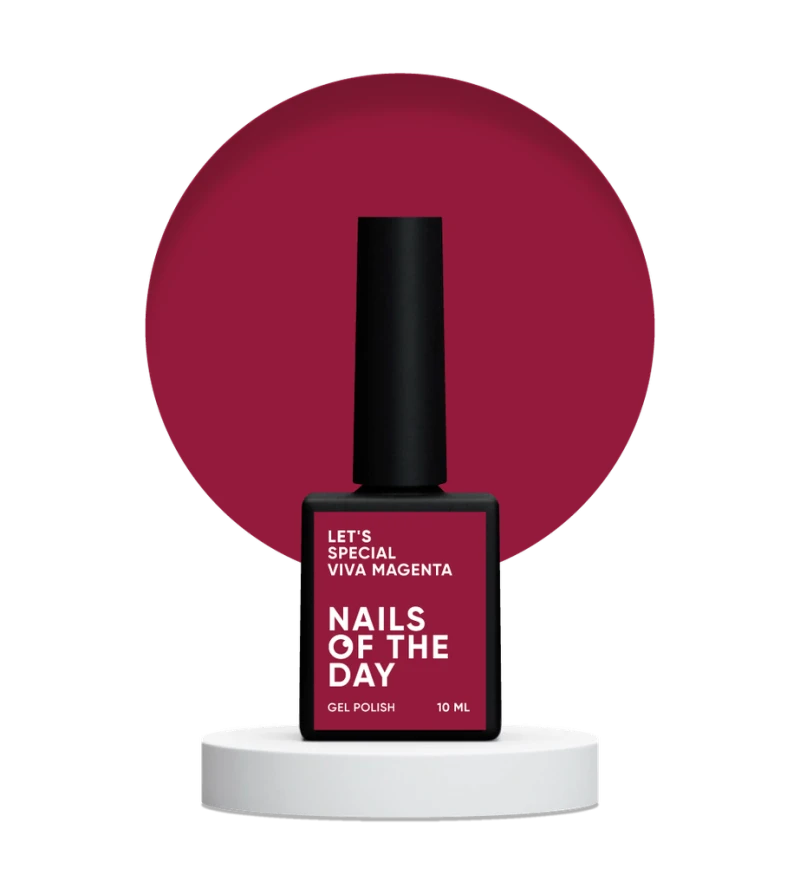 NAILSOFTHEDAY Esmalte Semipermanente Let&#039;s special Viva Magenta, 10ml — Photo 2