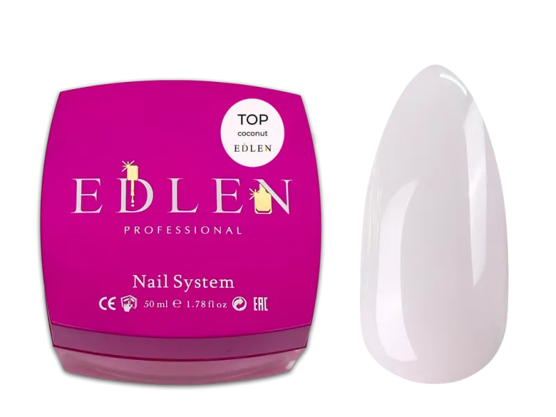 Edlen Top No Wipe Coconut, 30ml — Photo 2