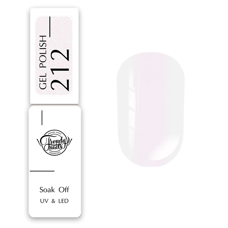 Trendy Nails Esmalte Semipermanente 212(translucido con efecto nacarado)), 8ml — Photo 2