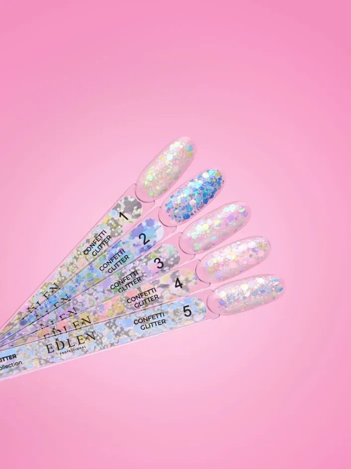 Edlen Confetti Glitter 01, 5ml — Photo 3