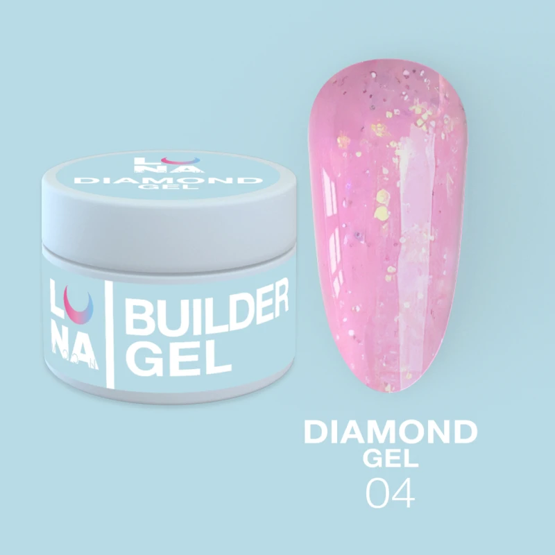 LunaMoon Diamond Gel 04, 15ml — Photo 2