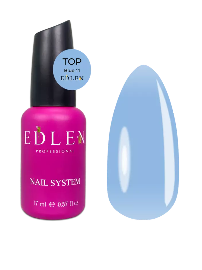 Edlen Top No Wipe 11 Blue, 17ml — Photo 2