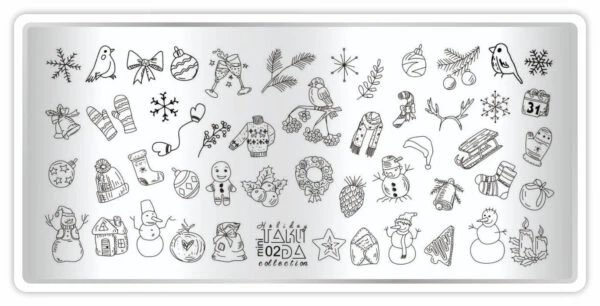 TakiDa Placa Mini para Estampar Holiday 02 — Photo 3