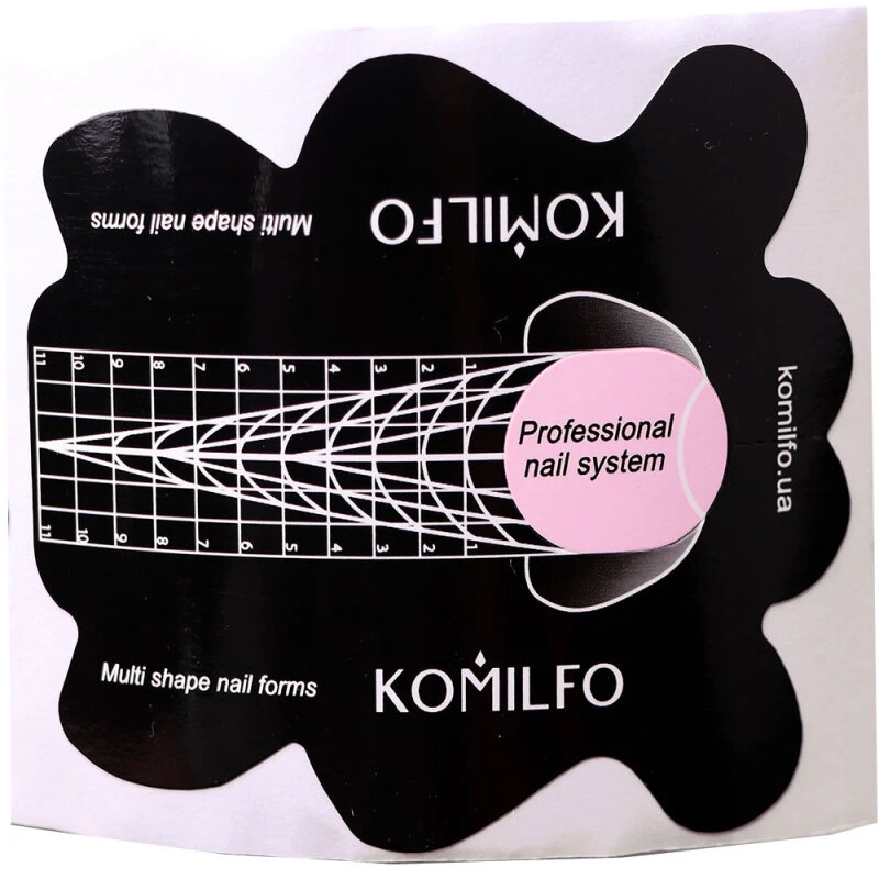 Komilfo Nail Forms de papel, 500uds — Photo 4