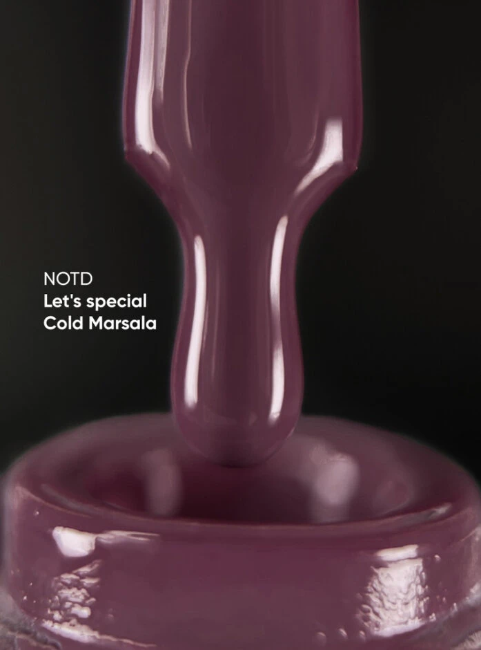 NAILSOFTHEDAY Esmalte Semipermanente Let&#039;s special Cold Marsala, 10ml — Photo 2