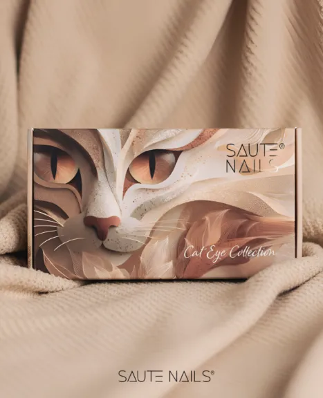 Saute Nails Coleccion Cat Eye Effect Autumn Edition (6 esmaltes+imán) — Photo 2