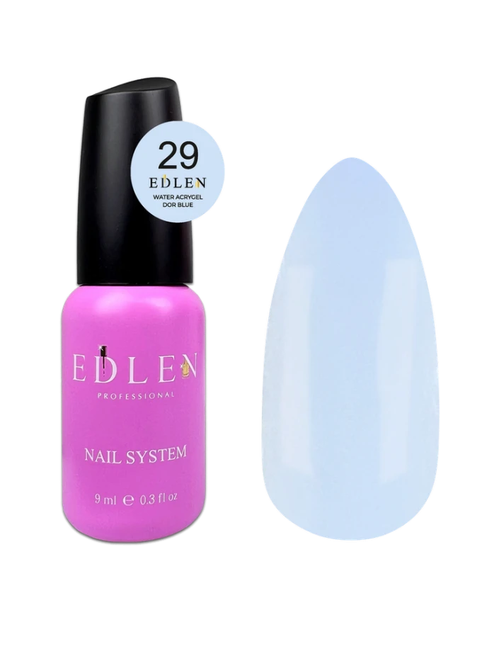 Edlen Water Acrygel 29 Dor Blue, 9ml — Photo 2