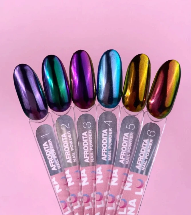 Luna Afrodita Nail Powder Set (6pcs) — Photo 4