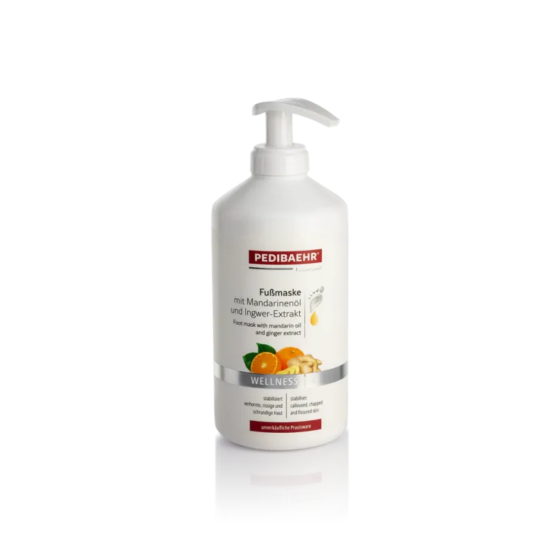 Mascarilla para pies con extracto de jengibre y aceite de mandarina, 500ml (FUSSMASKE MIT MANDARINENÖL UND INGWER) — Photo 2