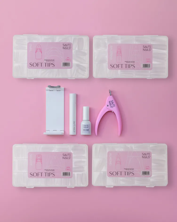 Saute Nails Kit Soft Tips System XXL — Photo 2