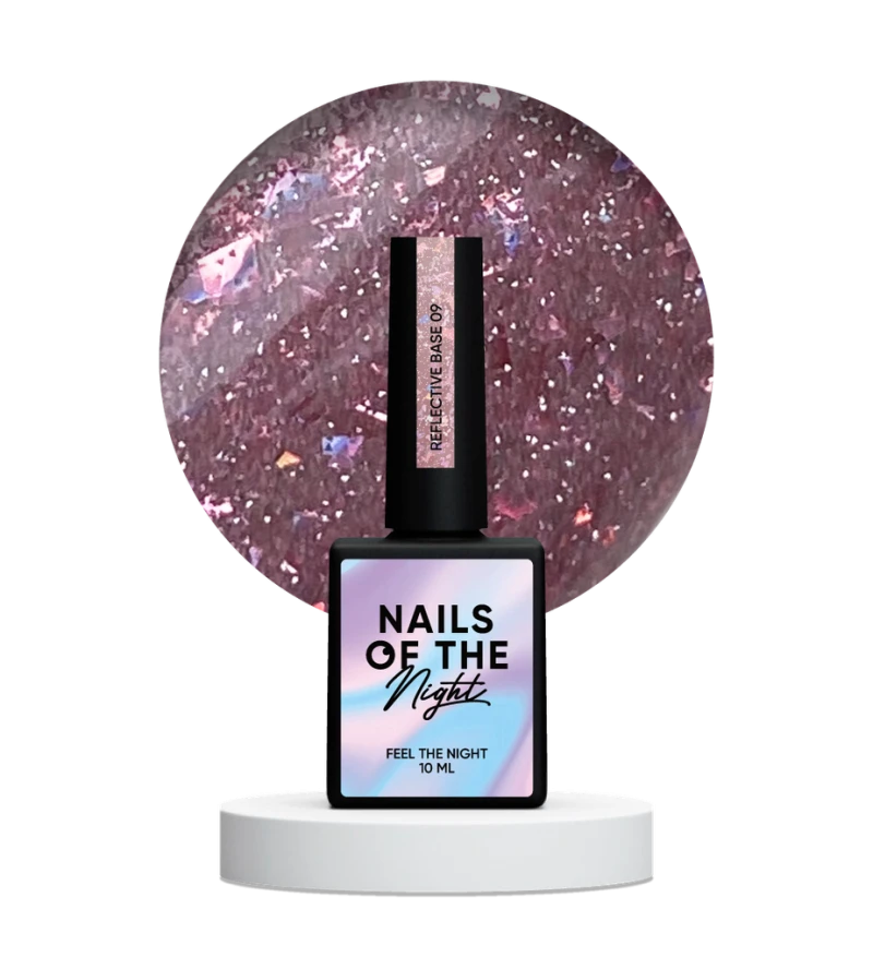 NAILSOFTHENIGHT Reflective base 09, 10 ml — Photo 2