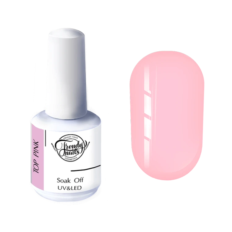 Trendy Nails Pink Top, 15ml — Photo 2