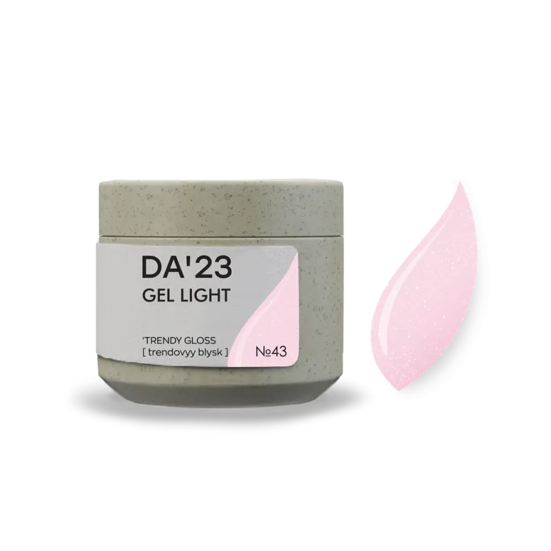 DA23 Light Gel 43 Trendy Gloss, 15ml — Photo 2