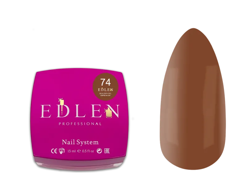 Edlen Builder Gel 74 Lviv, 15ml — Photo 2
