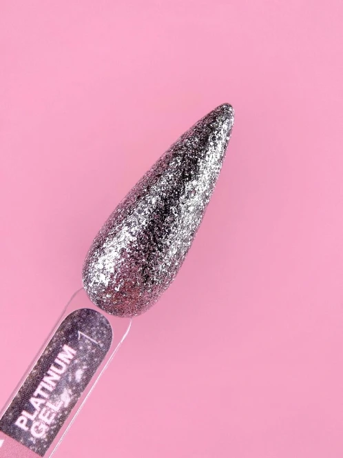 Luna Moon Gel Platinum 01, 5 ml — Photo 3