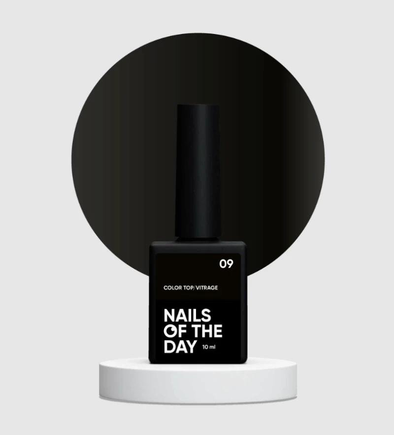 NAILSOFTHEDAY Color Top 09 Vitrage, 10ml — Photo 2