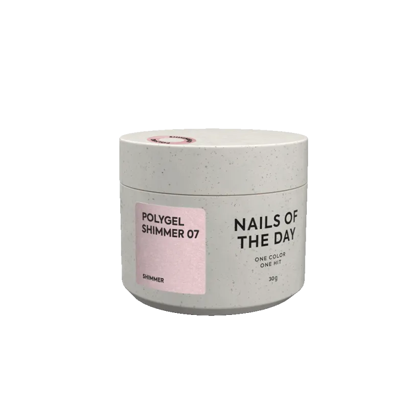 NAILSOFTHEDAY Polygel Shimmer 07, 30g — Photo 2