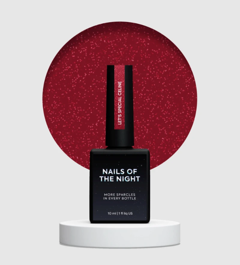NAILSOFTHENIGHT Esmalte Semipermanente Let's special Celine, 10ml (reflectivo) — Photo 2