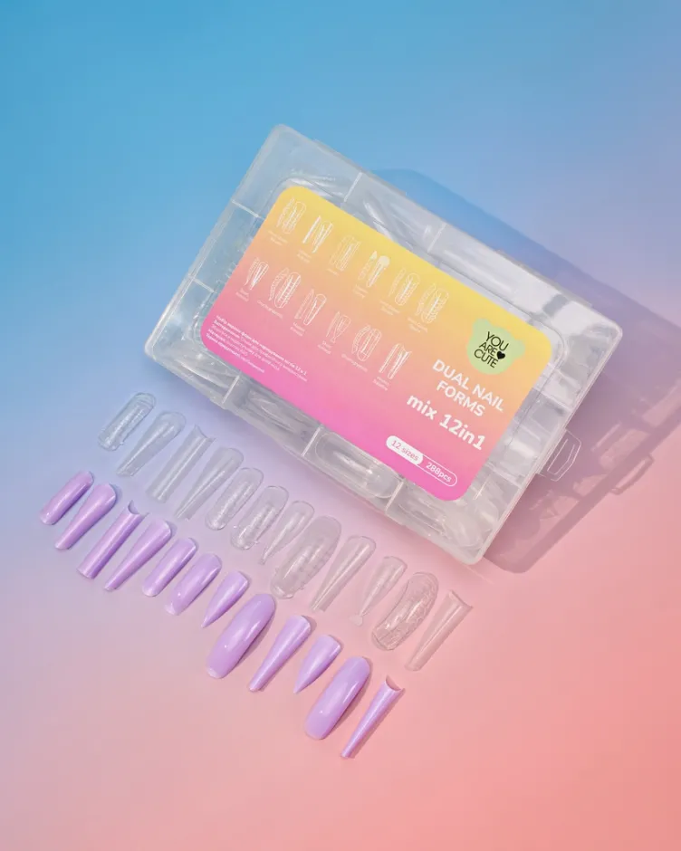 YOUARECUTE Dual Nail Forms Mix 12in1 — Photo 3