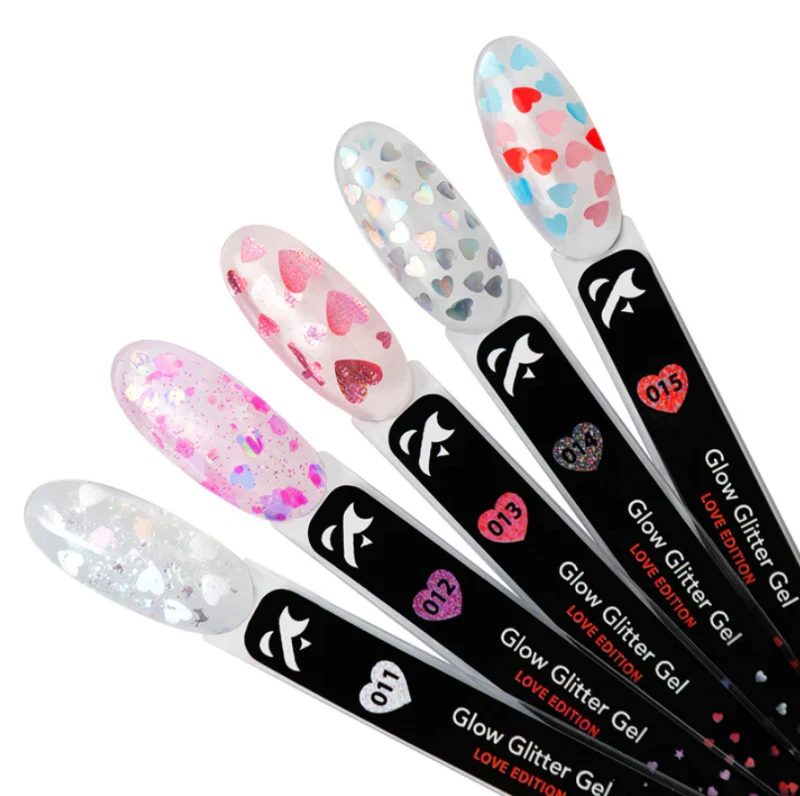 F.O.X Glow Glitter Gel 11, 5ml — Photo 3