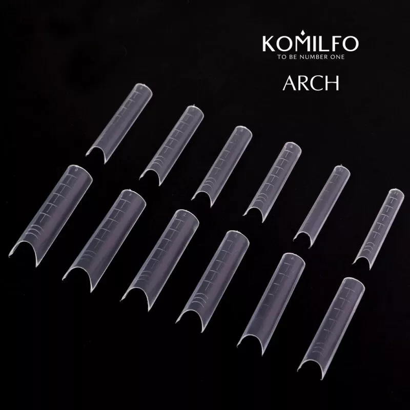 Komilfo Formas Duplas para Unhas Arch, 120 un. — Photo 4