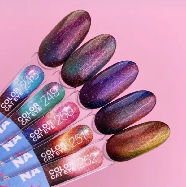 Luna Esmalte Semipermanente 252, 8ml (Cat Eye Reflective) — Photo 4