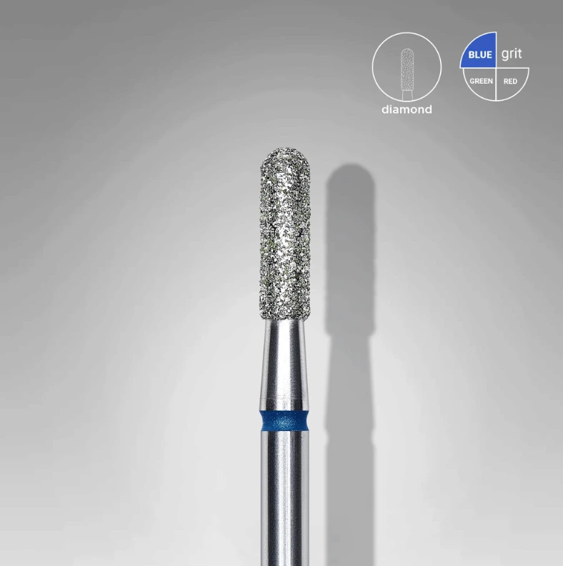 Punta Diamante Staleks FA30B023/8 «Cilindro Redondeado» 2.3 mm azul — Photo 2