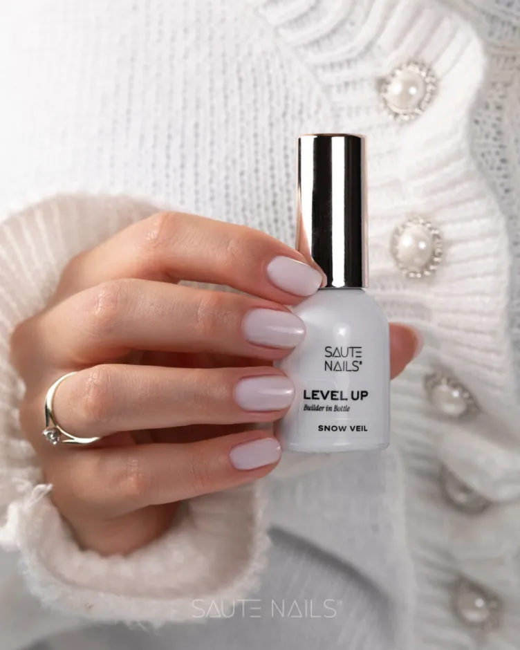 Saute Nails BIB Level Up Snow Veil, 8ml — Photo 2