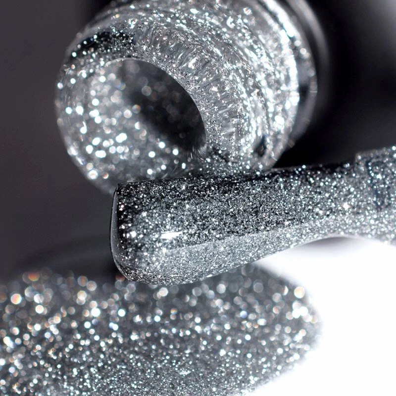 Esmalte Semipermanente Shock Effect Silver 001, 8ml — Photo 2