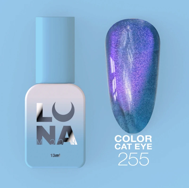 Esmalte semipermanente LunaMoon 255, 13ml Cat Eye — Photo 2