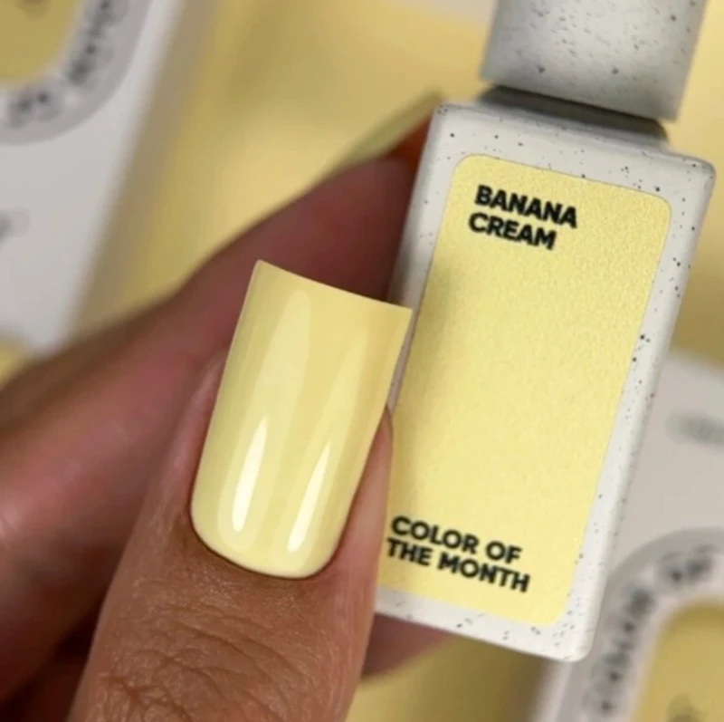 NAILSOFTHEDAY Color of the month July 2025 Banana Cream — Photo 3