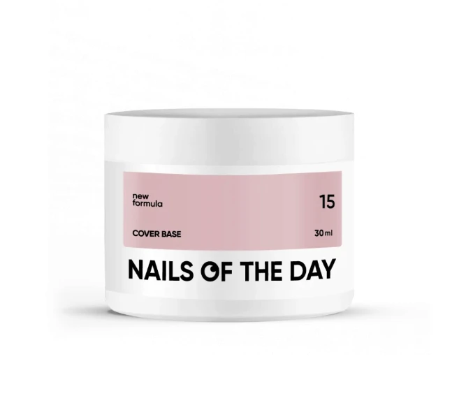 NAILSOFTHEDAY Cover base 15, 30ml new formula — Photo 2
