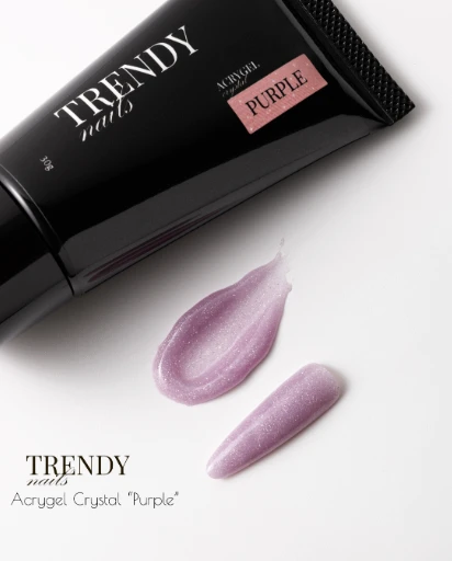 Trendy Nails Acrygel Crystal Purple, 15ml — Photo 2