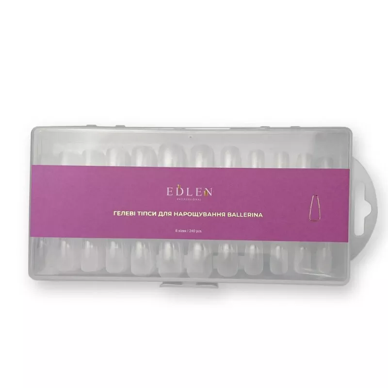 Edlen Gel Tips Ballerina, 240uds — Photo 2