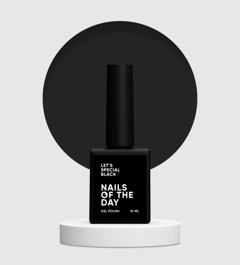NAILSOFTHEDAY Esmalte Semipermanente Let's special Black, 10ml — Photo 2