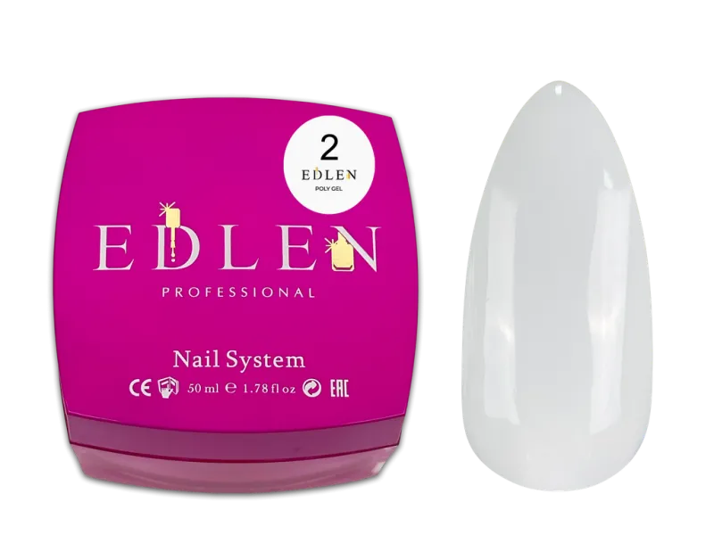 Edlen Poly Gel 02, 50ml — Photo 2