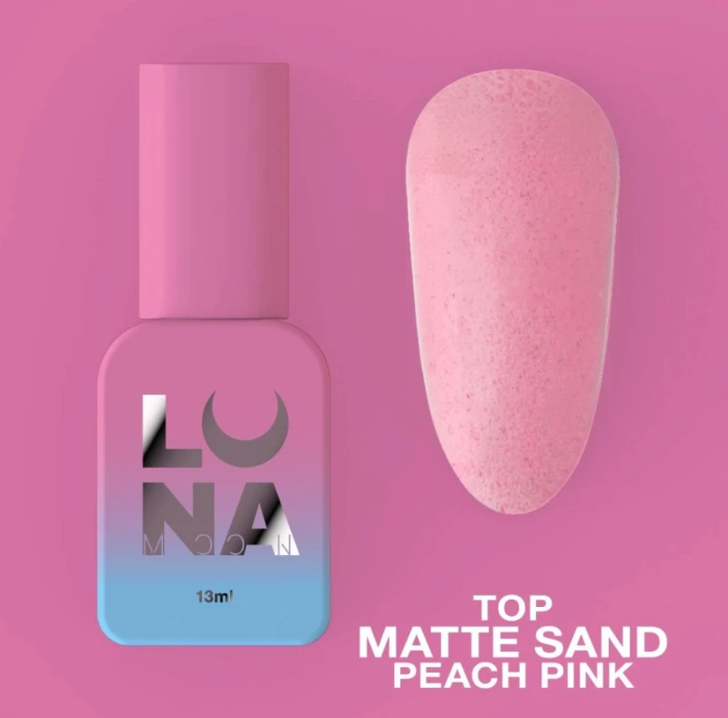 Luna Top Matte Sand Peach Pink, 13ml — Photo 2