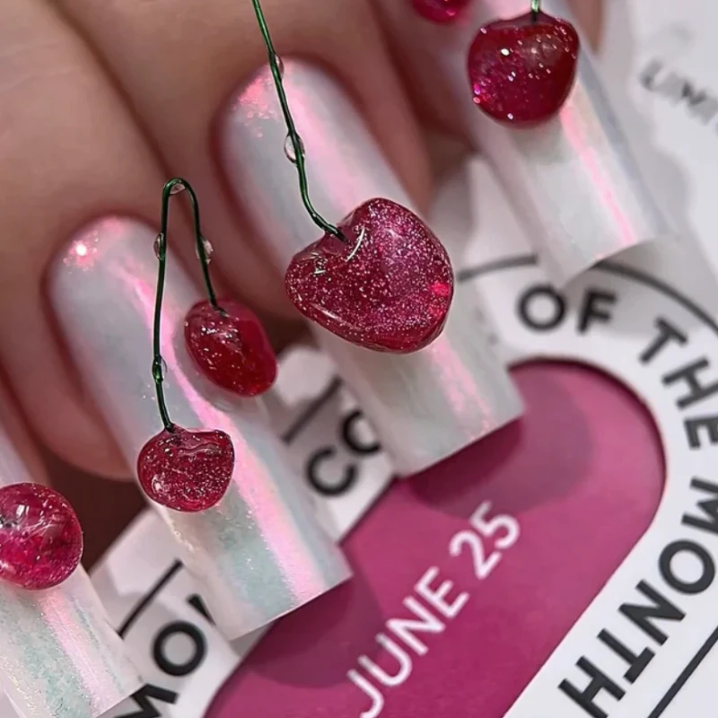 NAILSOFTHEDAY Color of the month Junio 2025 Cherry Kiss, 10ml — Photo 6