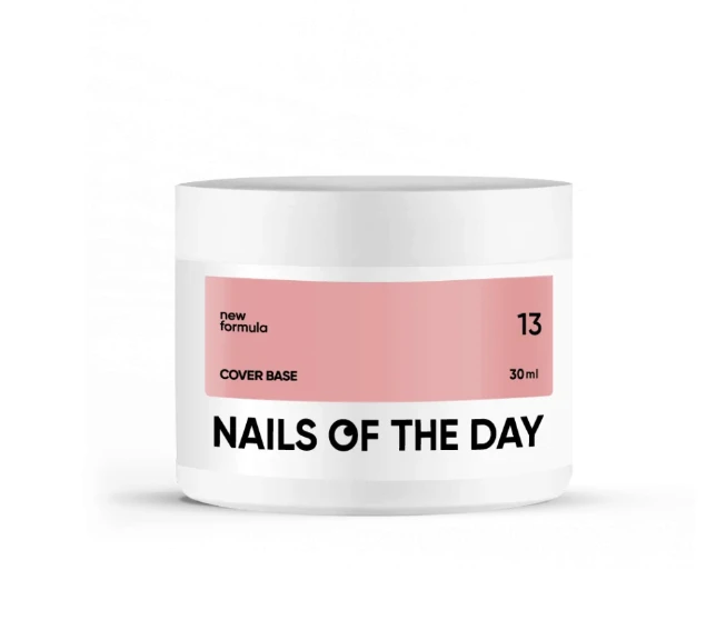 NAILSOFTHEDAY Cover base 13, 30ml new formula — Photo 2