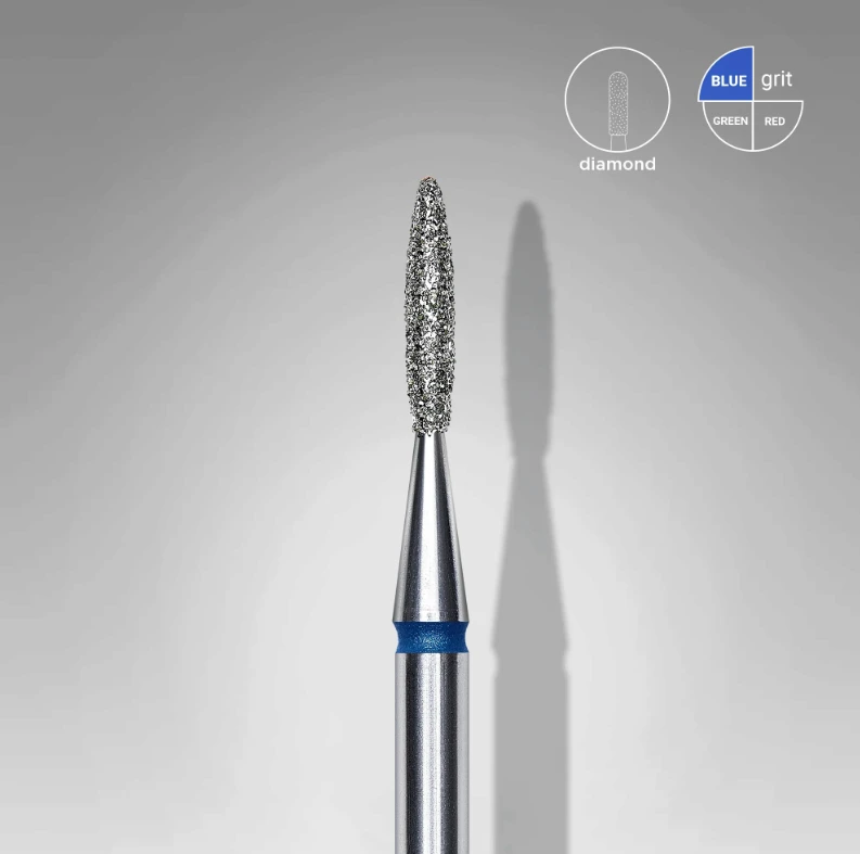 Punta Diamante Staleks FA11B016/8 «Flama Afilada» 1.6 mm azul — Photo 2