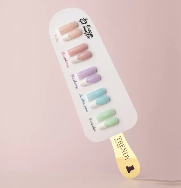 Trendy Nails Gel Souffle Coleccion Ice Cream (5geles por 15ml) — Photo 3