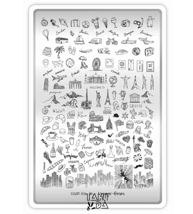 Placa para Estampar TakiDa con Demo hoja, 36 — Photo 2