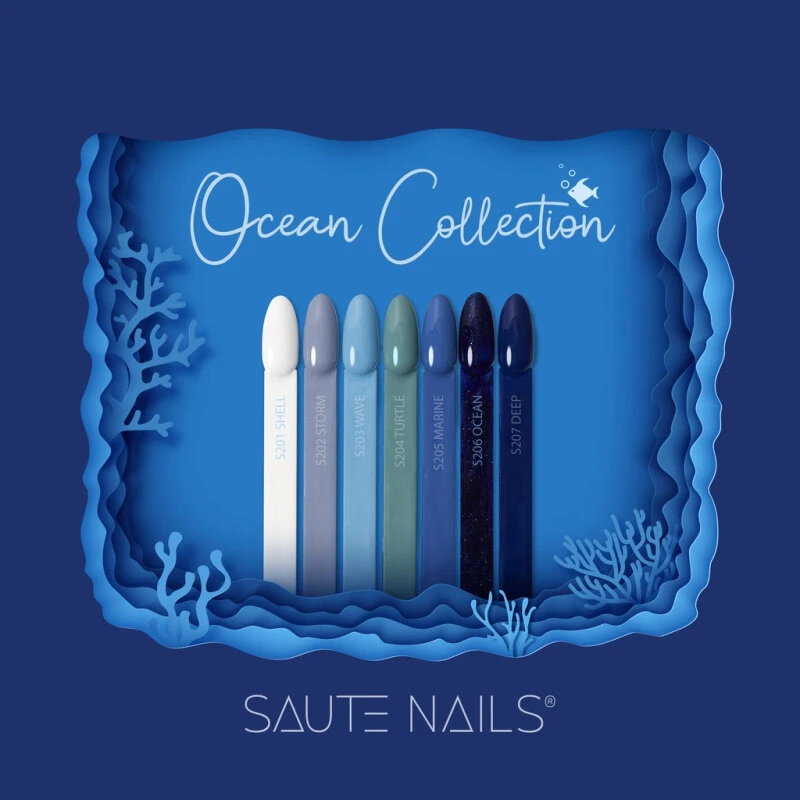 Saute Nails Esmalte semipermanente S203, 8ml — Photo 3