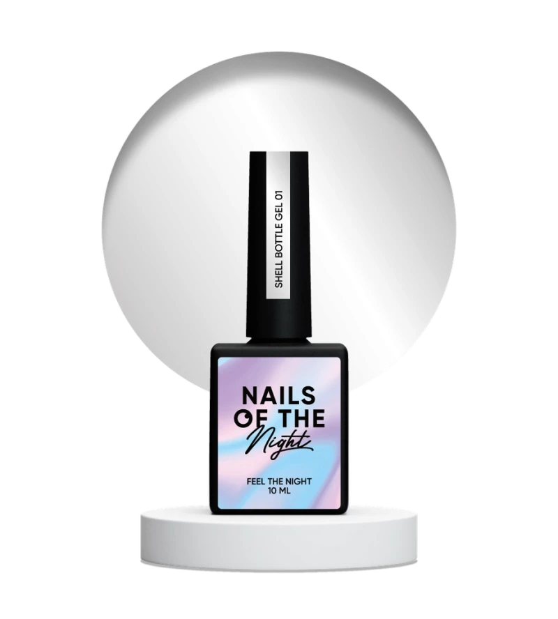 NAILSOFTHENIGHT Shell Bottle gel 01, 10 ml — Photo 6